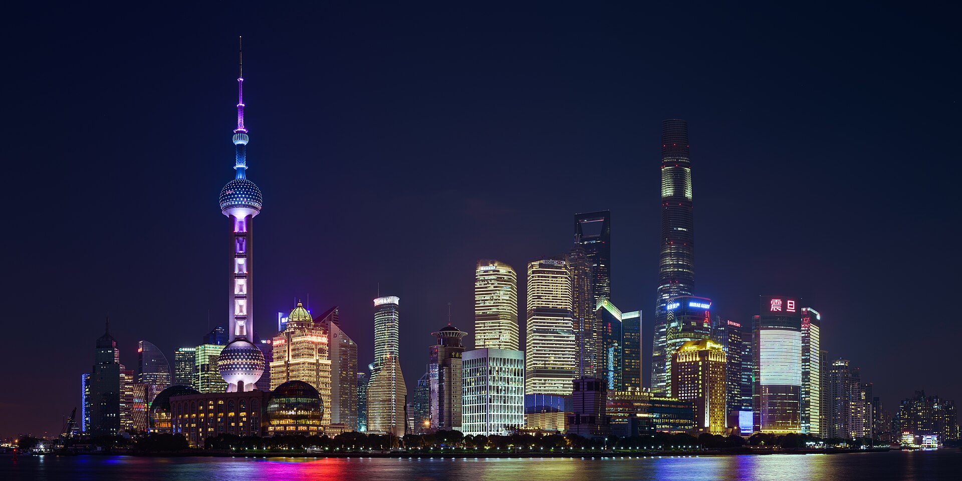 Shanghai Bund skyline